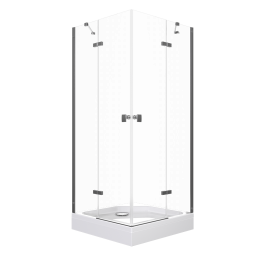 Душевое ограждение Дельта-Хром, 90*90*190 , с поддоном, квадрат Щ0000054215